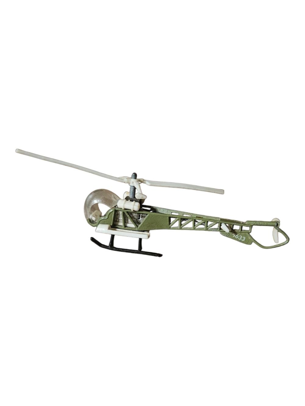 Vintage Zee Toys Diecast M*A*S*H Helicopter Zylmex 1:87 Missing Stickers